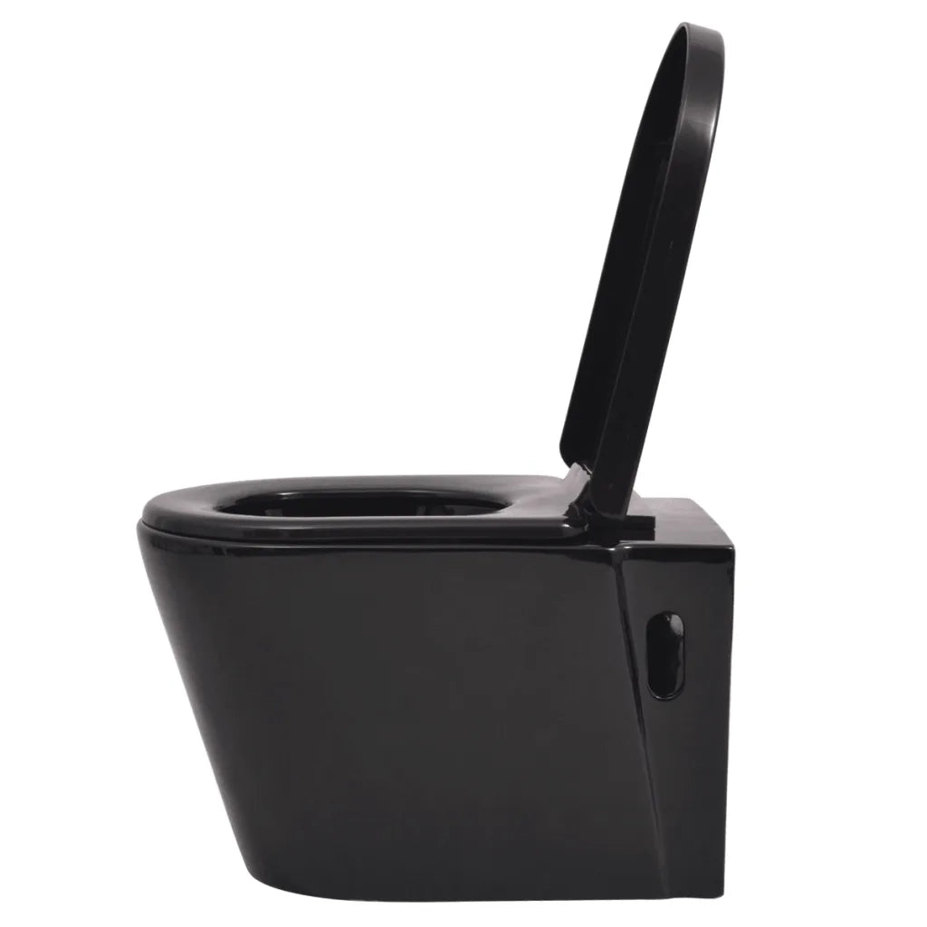 WC Sospeso in Ceramica Nera 244271
