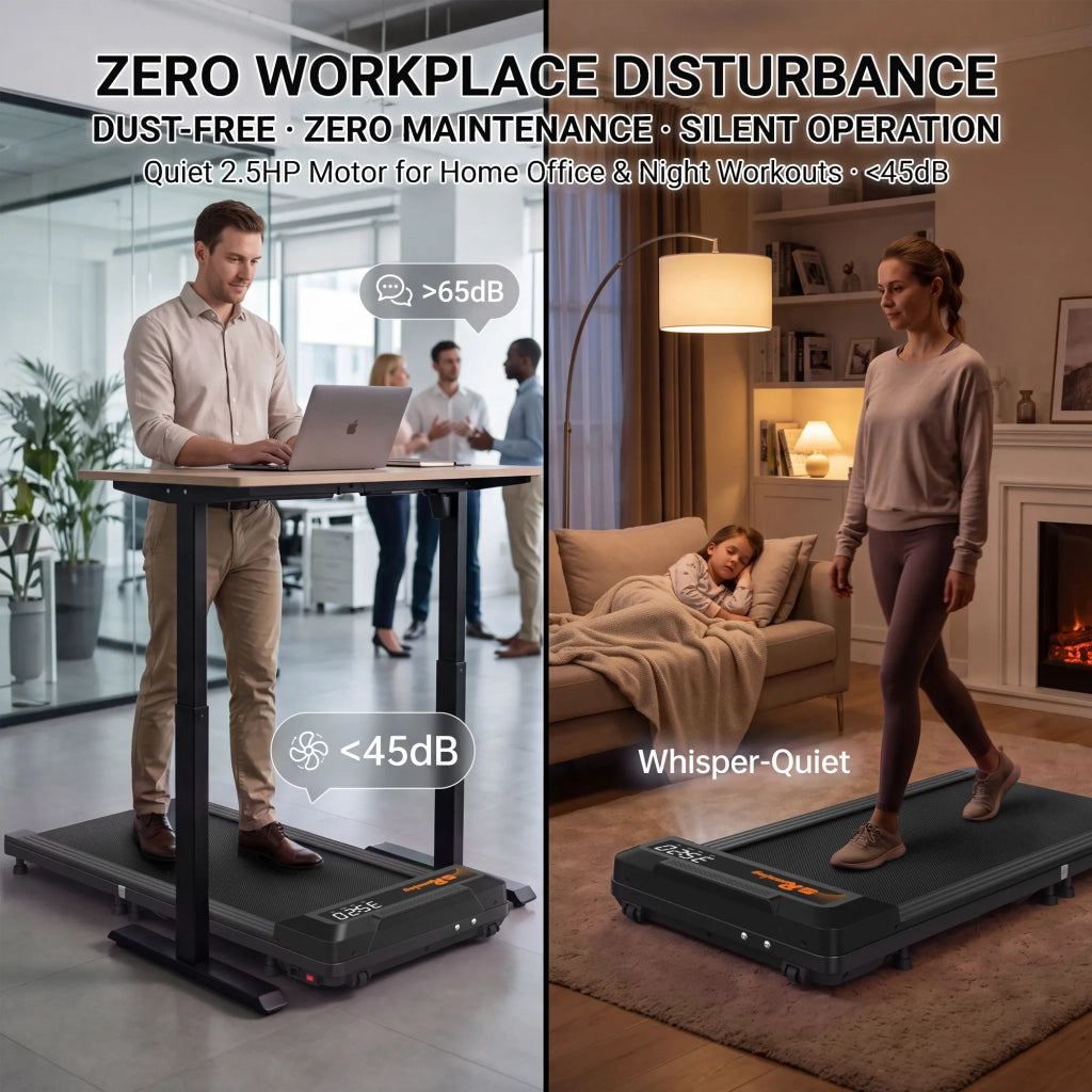 Tapis roulant da scrivania salvaspazio, design pieghevole a 180 gradi