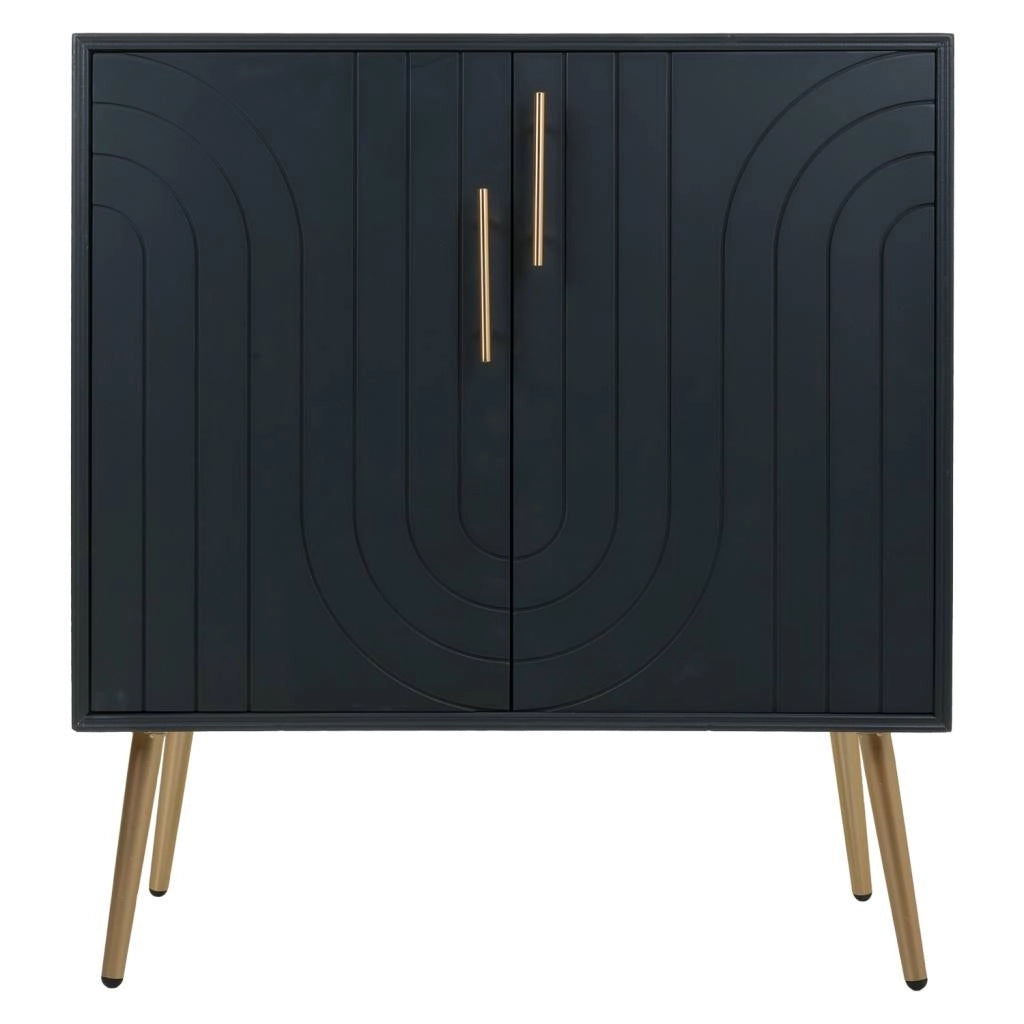 Mobile da ingresso in legno e metallo 75x37x84,5