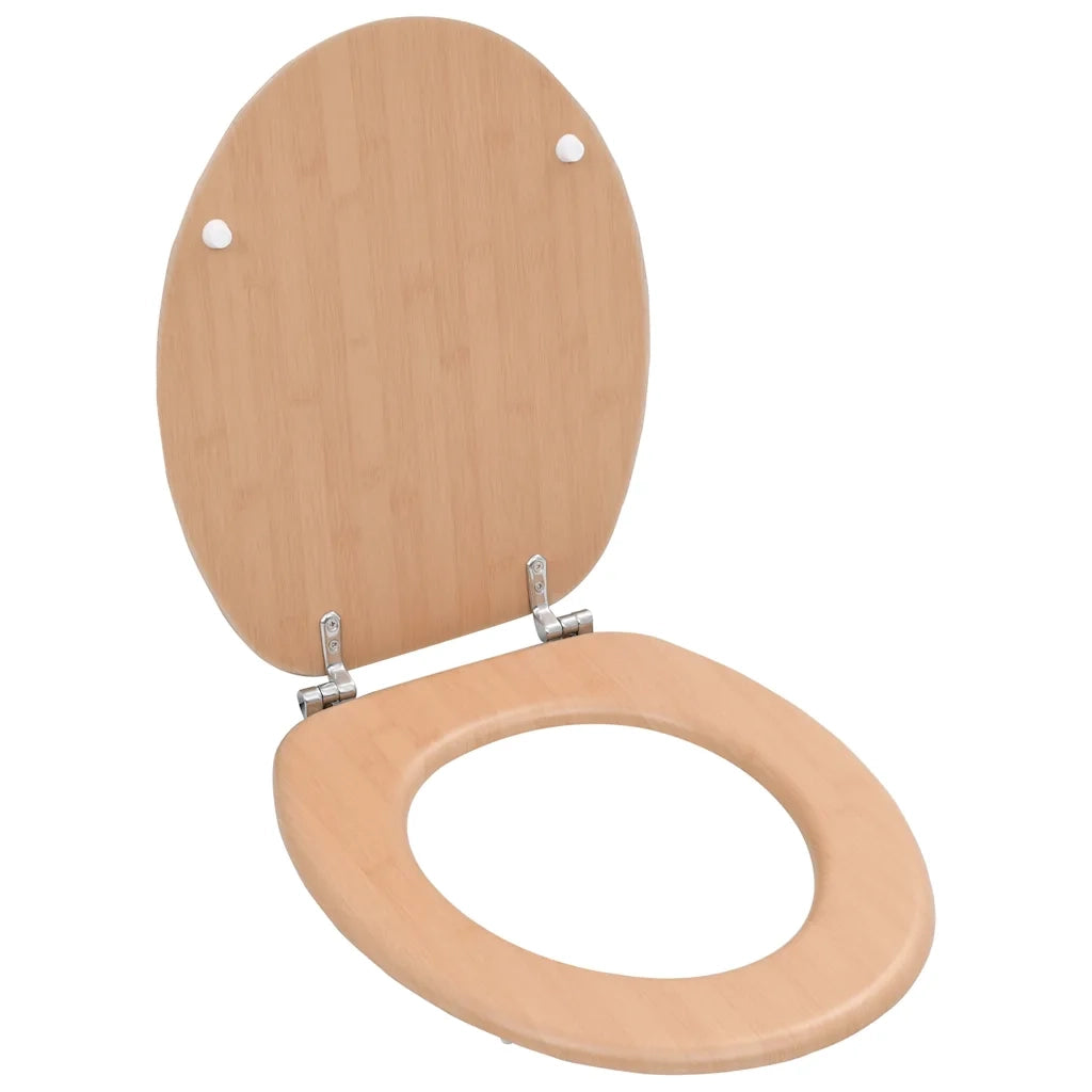 Tavolette WC con Coperchi 2 pz in MDF Design Bamb¨´ CFW9342948