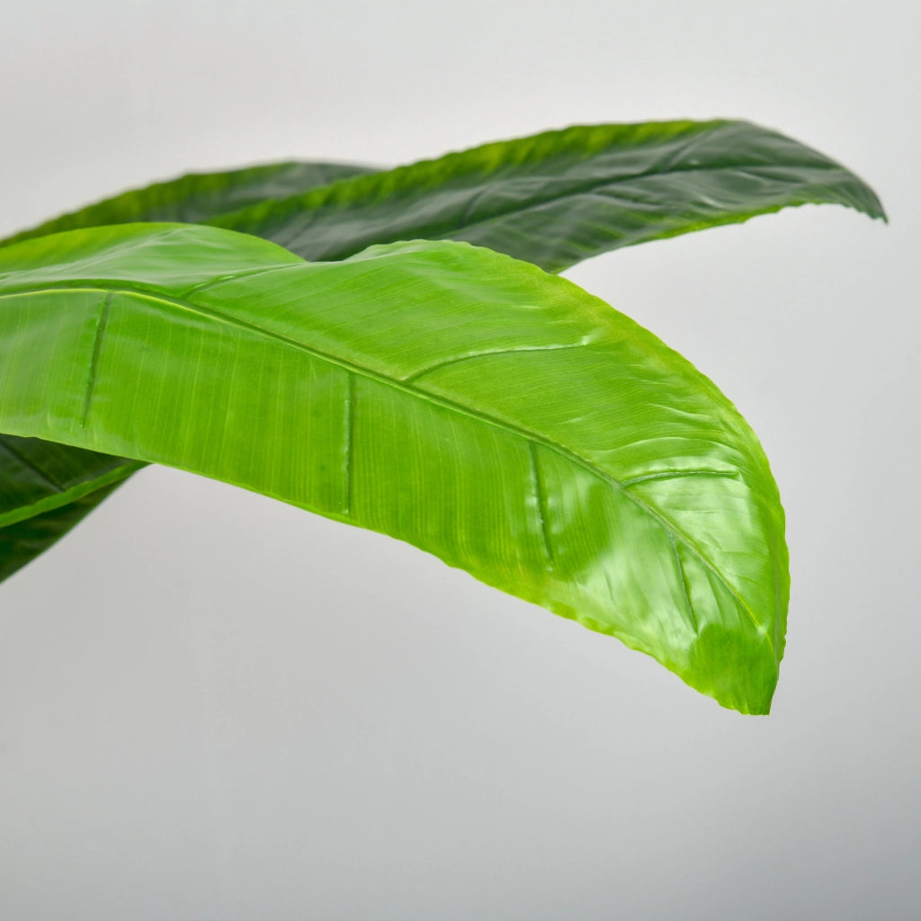 Pianta artificiale banano 150 cm ¨C Xylo ¨C con vaso in plastica per interni
