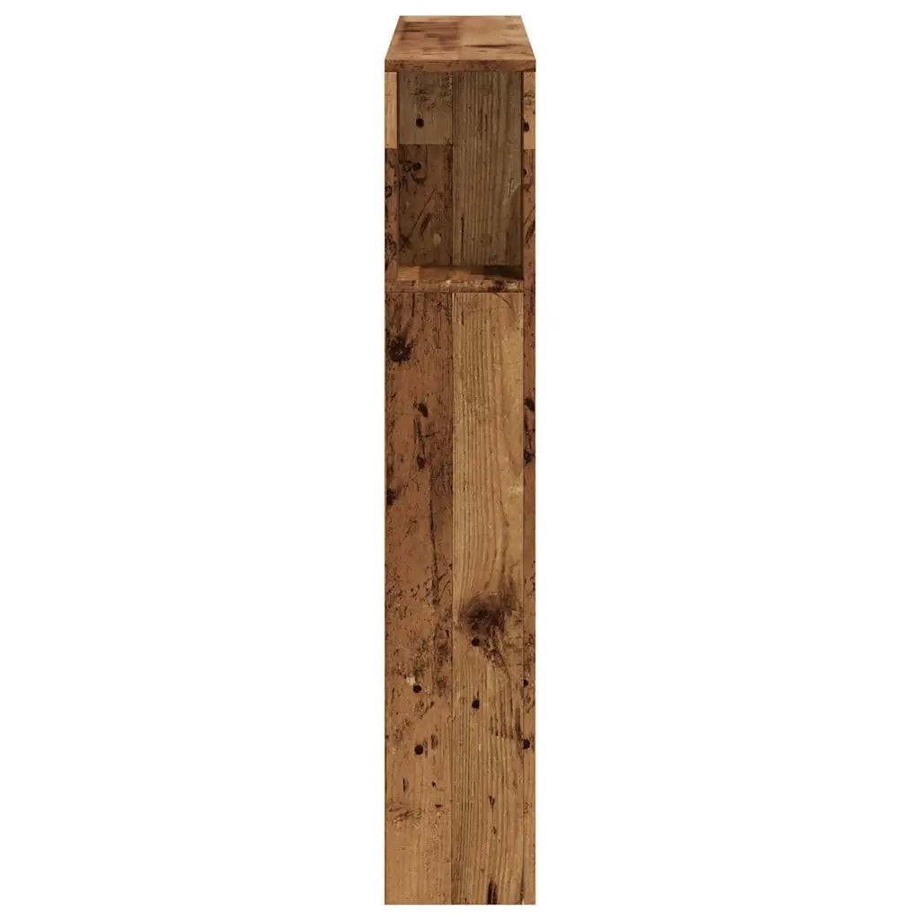 Testiera | Testata LED Legno Antico 100x18,5x103,5 cm Legno Multistrato