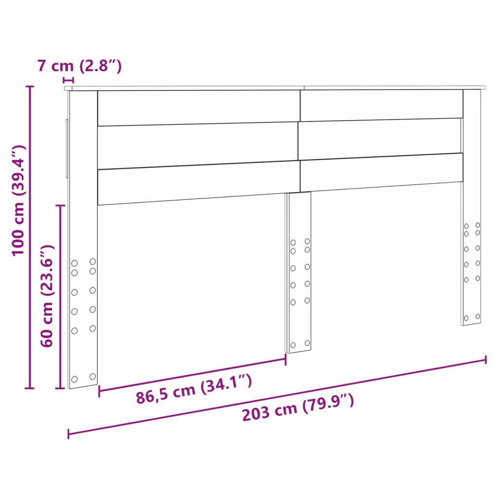 Testiera | Testata Legno vecchio Legno multistrato