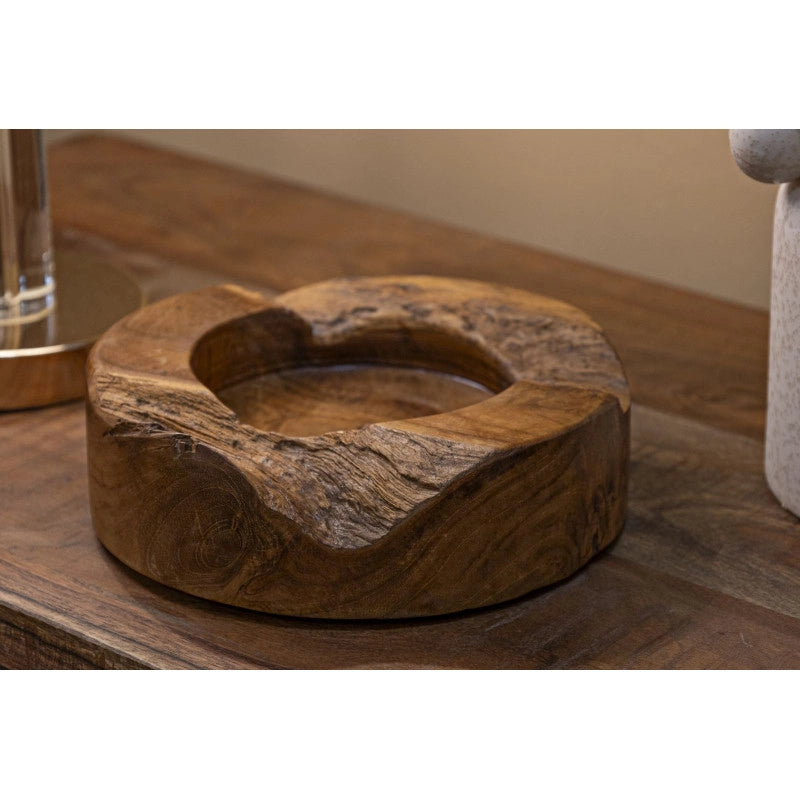 Set Tasche Erusi Plus In Teak Ric.cm ø 21x6 (pezzi Unici - Non Ripiani In Serie)