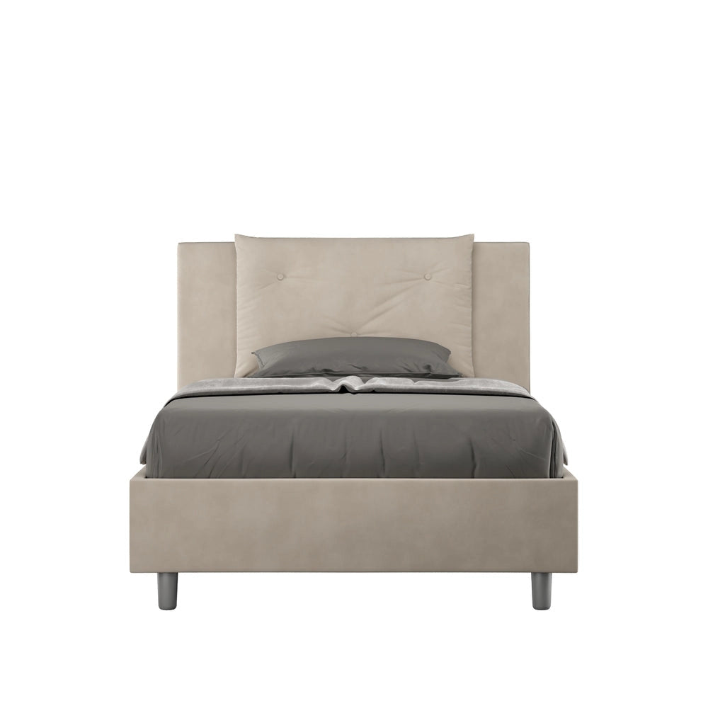 Letto Singolo 80x200 cm con Rete Appia Sabbia