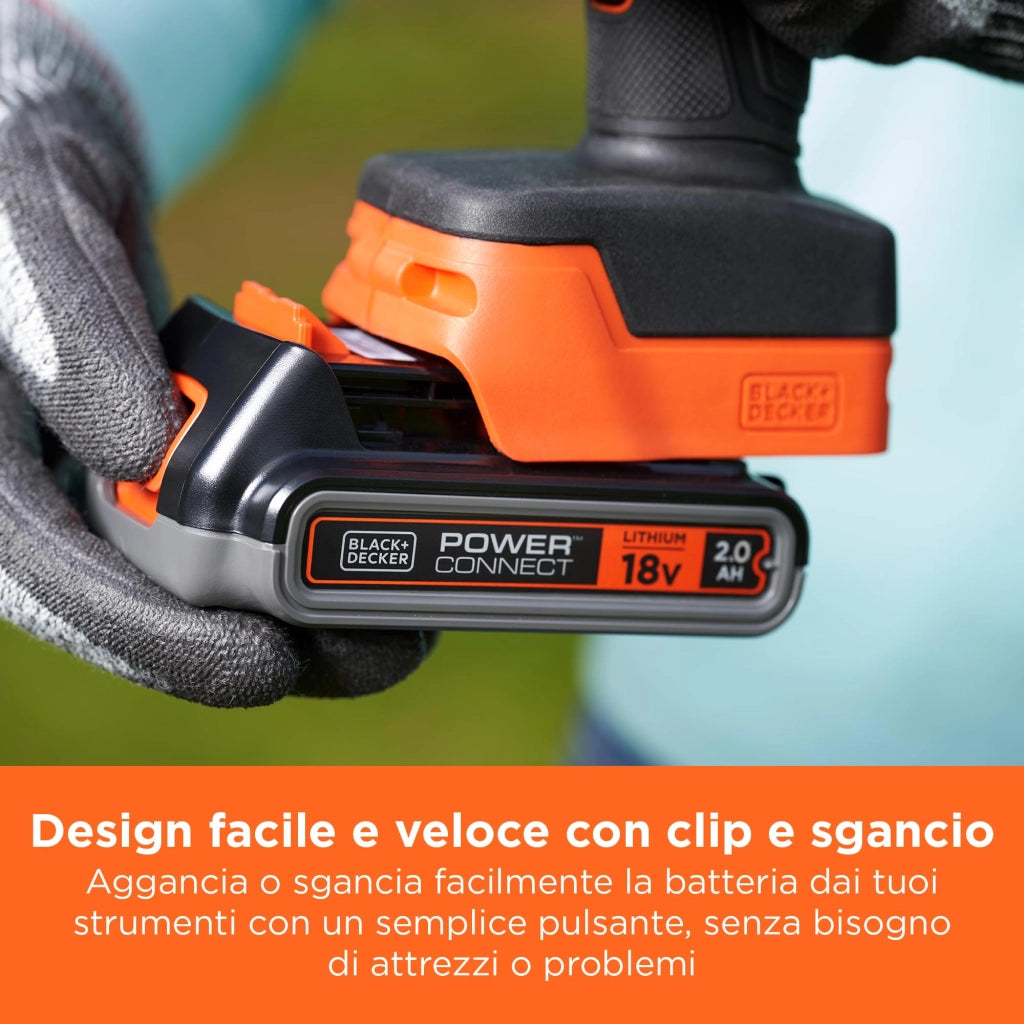 Batteria Litio 18 V 2AH (BL2018) Black&decker