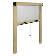 ZANZARIERA A RULLO VERTICALE PER PORTA/FINESTRA cm 140 x 250 - avorio ral 1013  - KASART