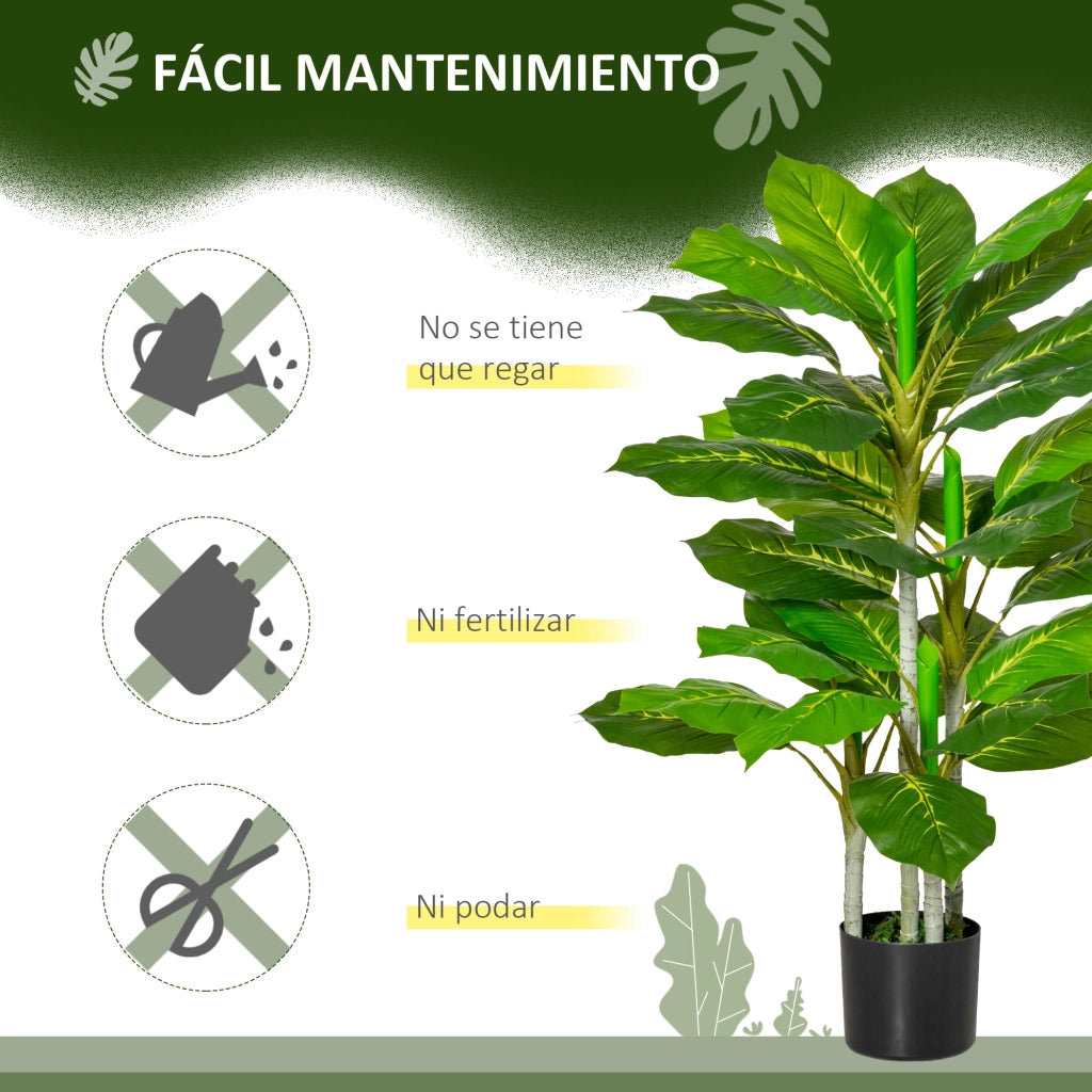 Pianta Artificiale per Interni ¨C Minimal ¨C Verde in Cemento 95 cm