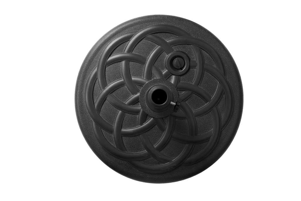 Base per Ombrellone ¨C Minimal ¨C Materiale Metallo Colore Nero