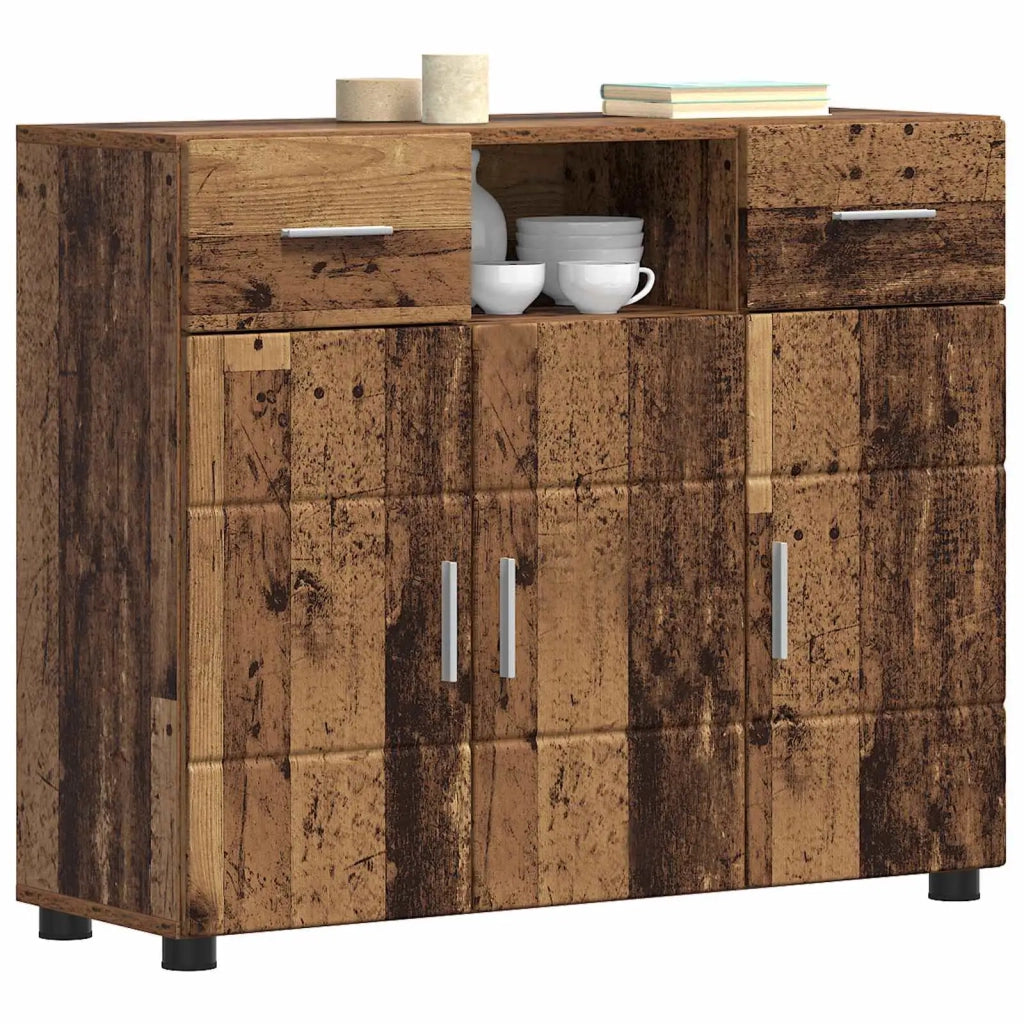 Armadio in Legno con cassetto Legno vecchio 88,5 x 30,5 x 73 cm CFW2008948