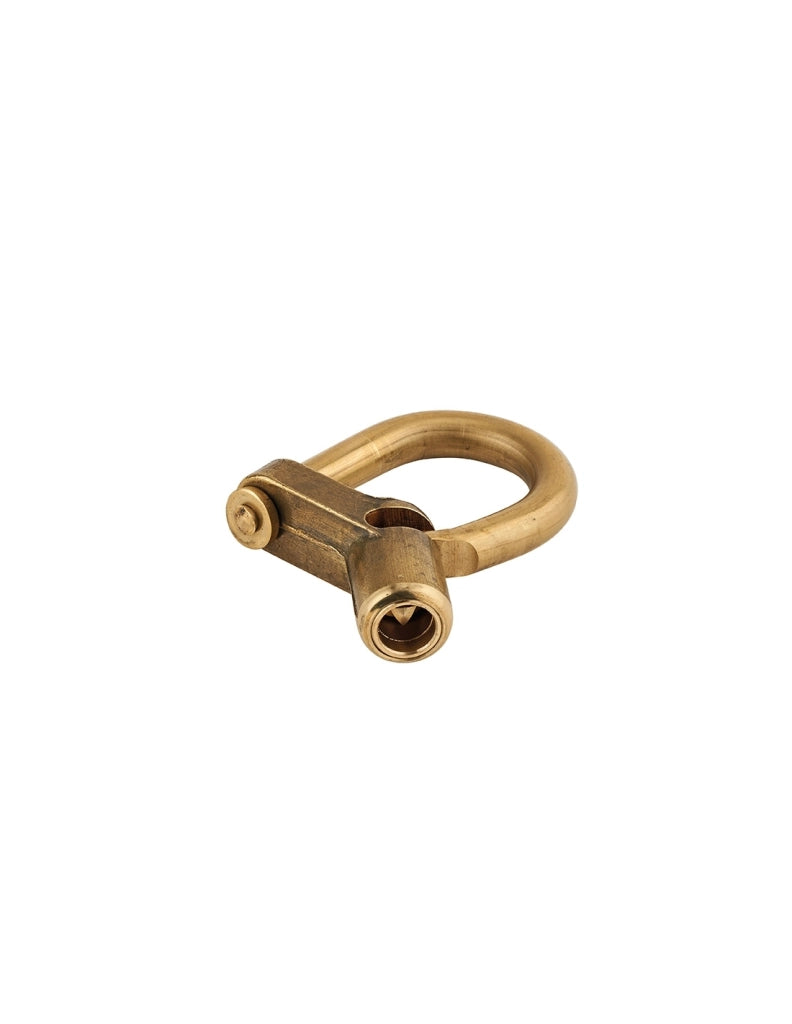 Lucchetto 29 C con tallone piegato, arco in ottone, chiave triangolare 5 mm – THIRARD