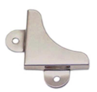 FERMASPECCHIO AD ANGOLO - FERRO NICHELATO VETRO MM 4- 100 pezzi