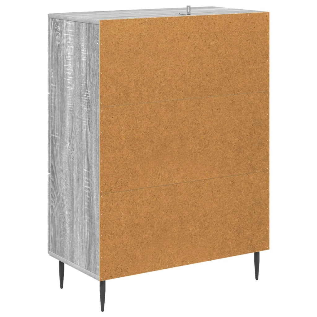 Mobile con Cassetti Sonoma grigio 66 x 34,5 x 89,5 cm 894841