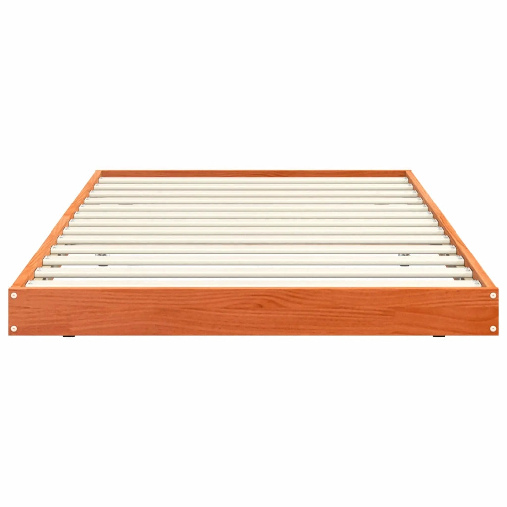 Struttura del letto Marrone cerato 80 x 200 cm Pino massello 864061