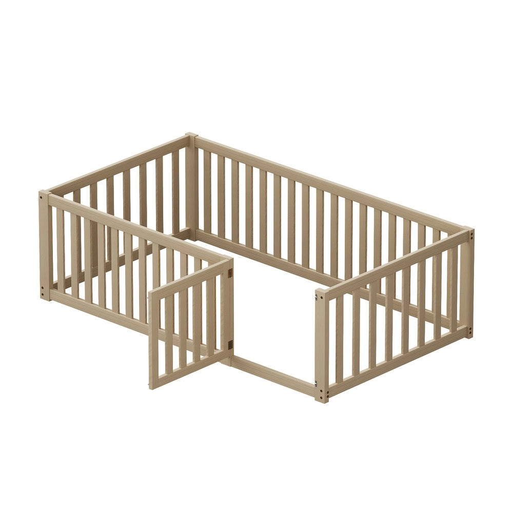 Letto per Bambini con Sponde e Porta ¨C MINIMAL ¨C Legno 90x200