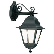Applique Media In Basso E27 linea old nero