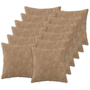Cuscino con cuscino HEERLEN 12 pz Tortora Fleece in microfibra 927099