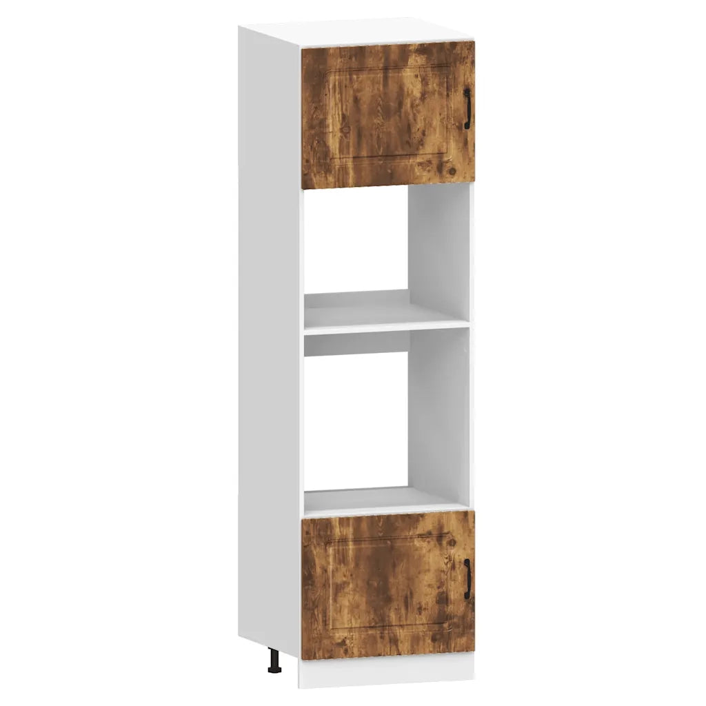 Set Mobili da Cucina 7 pz Kalmar Rovere Fumo Legno Multistrato 3314736