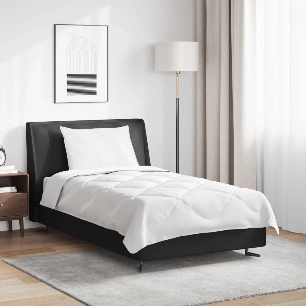 Duvet per Tutte le Stagioni con cuscino 2 pcs Bianco Microfibra 3376548