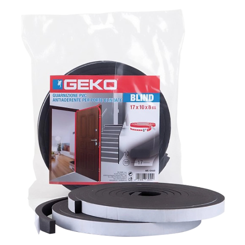 1pz parafreddo in pvc per porte blindate 'blind' mm 17 x 10 - mt. 8 antracite cod:ferx.805550nlm