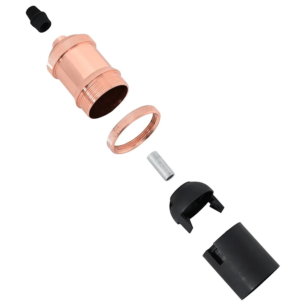 Portalampada 2 pz Oro Rosa E27 4106526