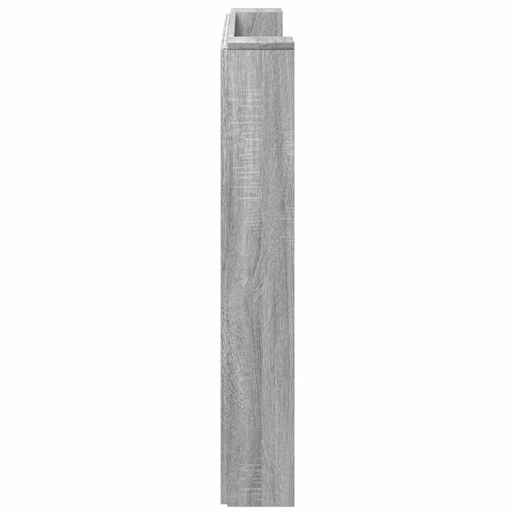 Testiera | Testata Grigio Sonoma 140 x 16,5 x 103,5 cm Legno multistrato