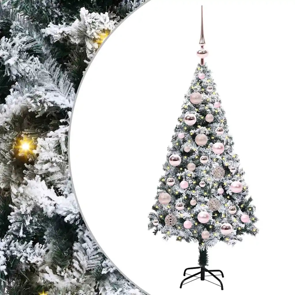 Albero di Natale artificiale con 150 LED Bianco 120 cm 3396942