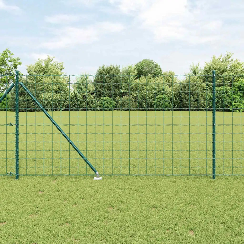 Recinzione da Giardino | Recinzione con Posto Verde 1 x 25 m Acciaio