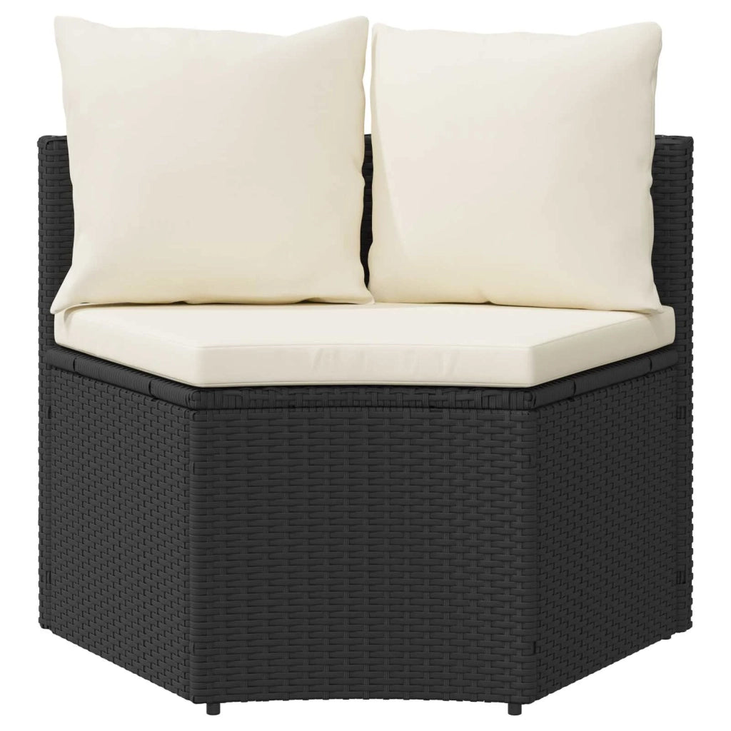 Set di divani 2 pcs Nero 3428393