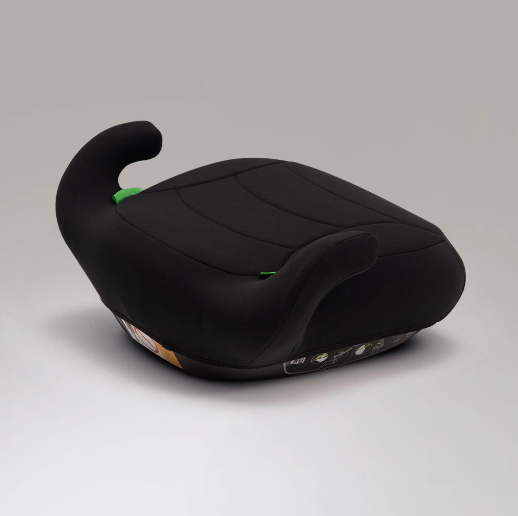 Rialzo auto per bambini 125-150 cm nero in tessuto – ECE R129, senza schienale