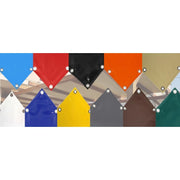 Telo PVC IGNIFUGO Impermeabile Blu | Telone Occhiellato Ogni 25CM 650g/mq | Copertura Esterna | 9x10m | Resistente Multiuso