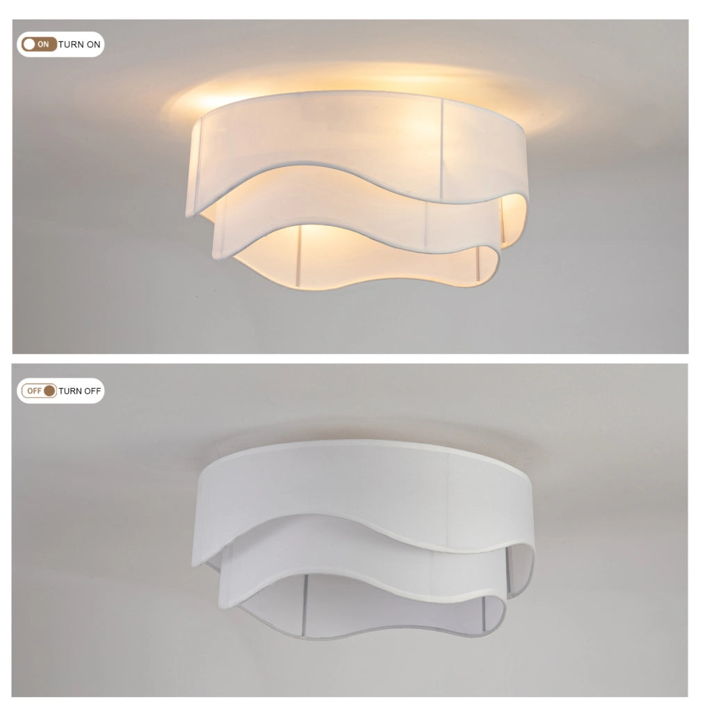 Ventilatore da soffitto ULEVR con luce, 6 velocit¨¤, controllo App Bluetooth e telecomando, oro e bianco