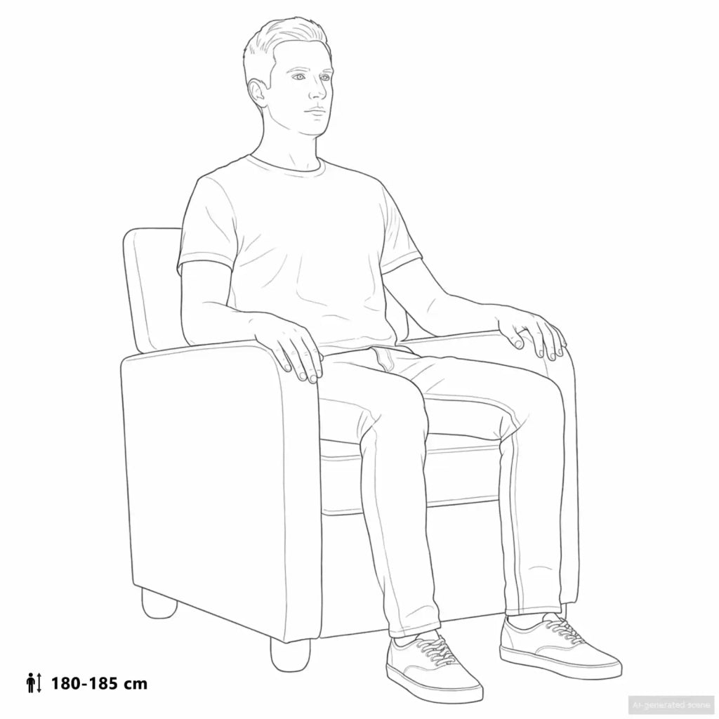 Poltrona Marrone antico lucido Similpelle 42043440