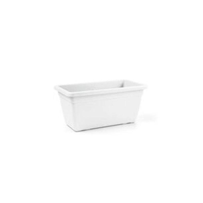 FIORIERA ANTHEA RETTANGOLARE BIANCO  60CM