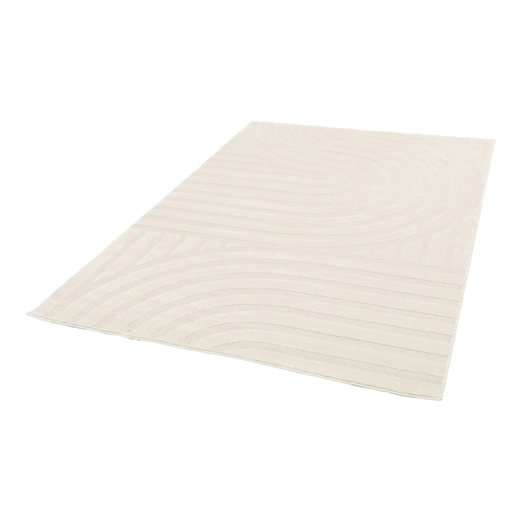 Tappeto interno con archi color crema