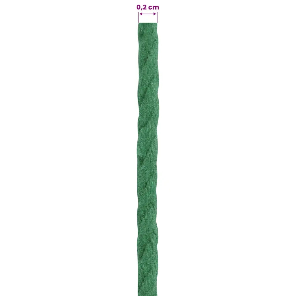 Spago di Cotone 2 pz 2 mm 100 m Verde 100% Cotone 42011940