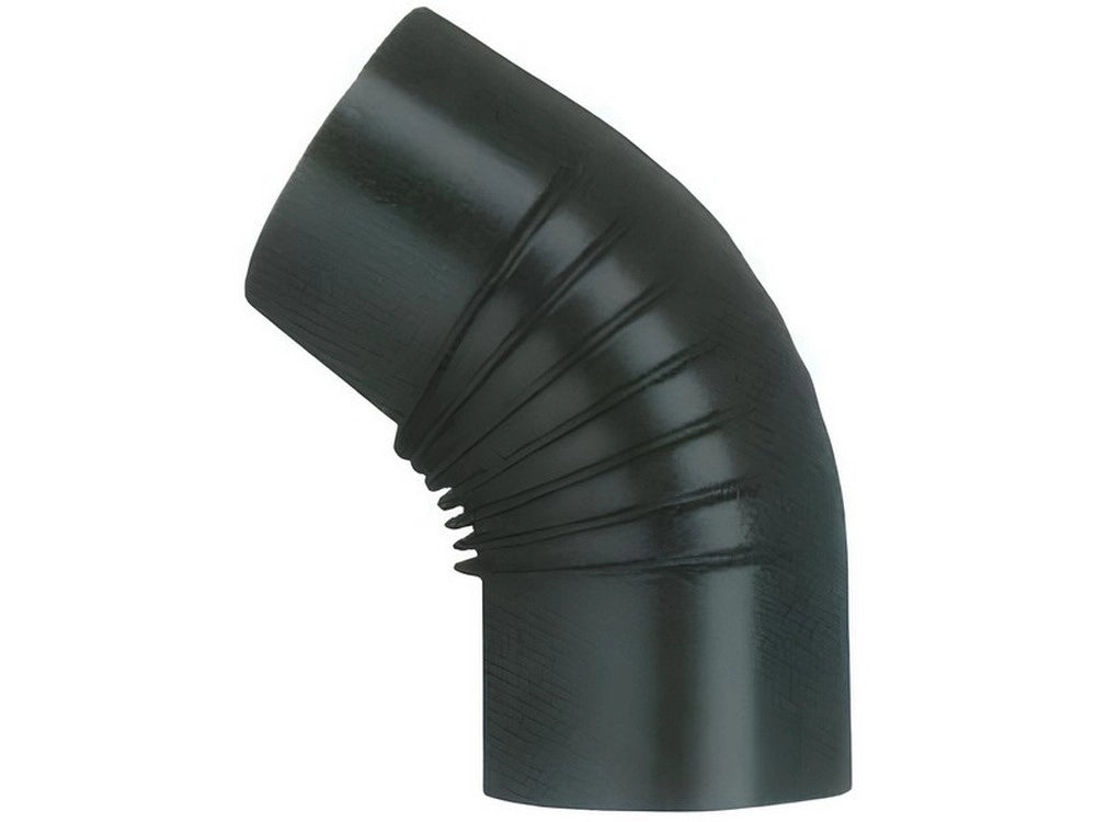 12pz gomito 45¦ per stufa a legna porcellanato classic col. nero ï cm. 12 cod:ferx.vit55023
