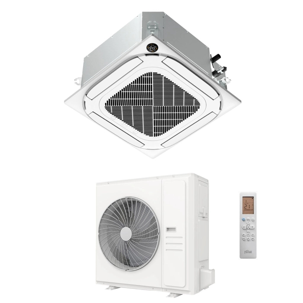 Condizionatore a Cassetta Ferroli Giada-C 18000 Btu 2CP0043F R-32 Wi-Fi Integrato con Telecomando e Griglia