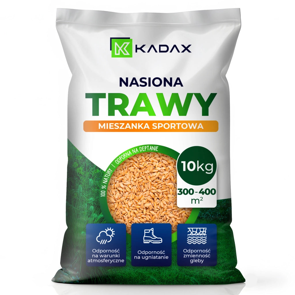 Semi per prato KADAX 10 kg, resistenti al calpestio, autocompattanti, per sport, 400 m²