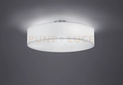 HOTEL PLAFONIERA TONDA PARALUME BIANCO D.50CM 3 LUCI ATTACCO E27