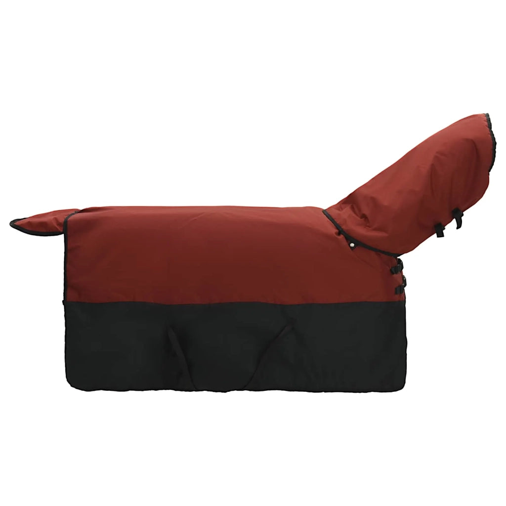 Coperta per Cavalli Verde Scuro e Nero 145 cm Poliestere 42013134
