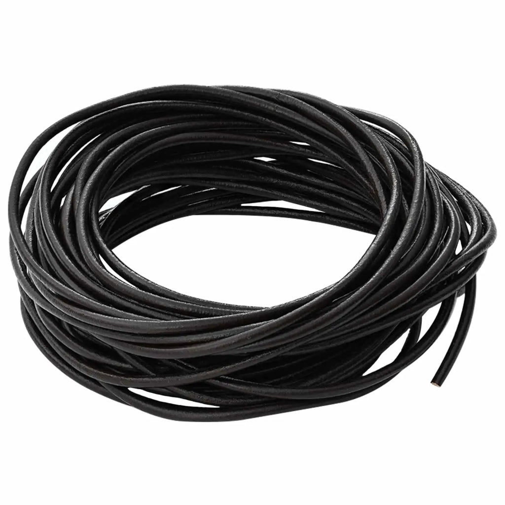 Cordino in Pelle Marrone Scuro ?2,5 mm x 5 m Pelle CFW3998638