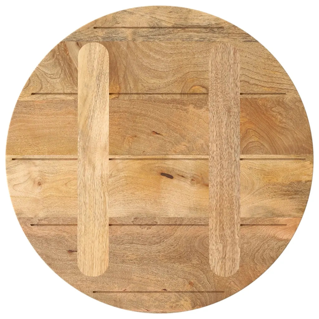 Piano per Tavolo | Superficie Tavolo | Piano Scrivania ? 60x2,5cm Rotondo in Legno Massello di Mango