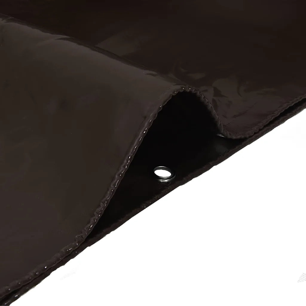 Telo 650g / m2 Marrone 4 x 8 m Tela con rivestimento in PVC