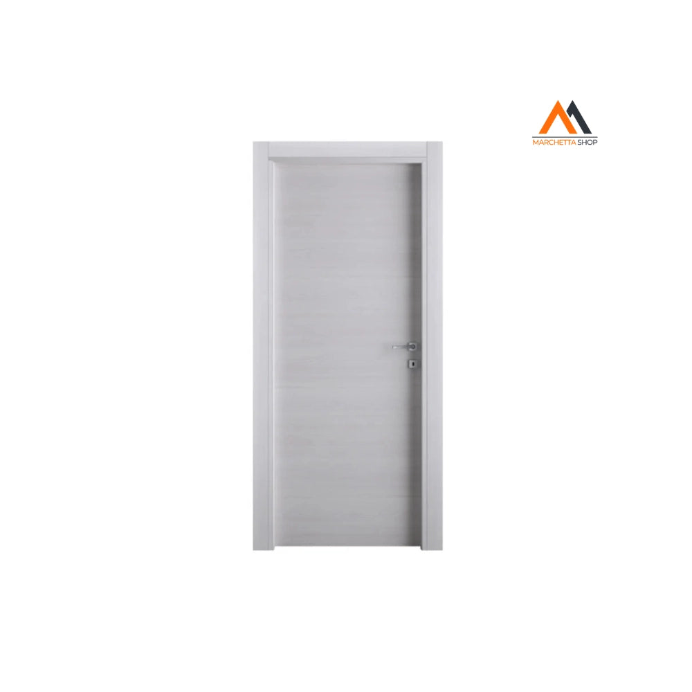 PORTA BATTENTE 'GINEVRA' cm 90 x 210 (98 x 214) - col. acero