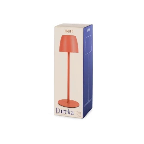 Lampada Eureka Arancione h 38 cm