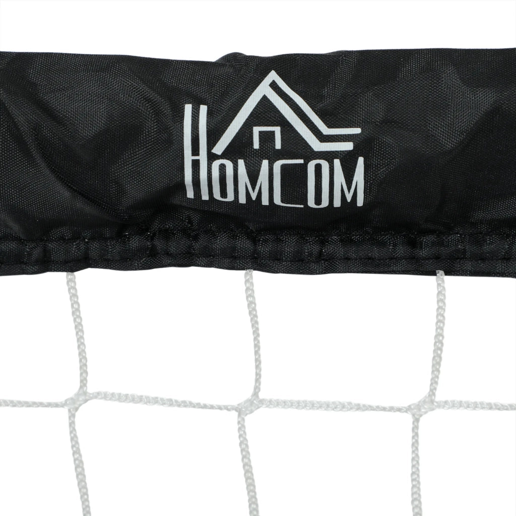 Set da 2 porte da calcio pieghevoli con telaio in metallo, 90x36x60 cm, nere, per bambini e adulti, giardino