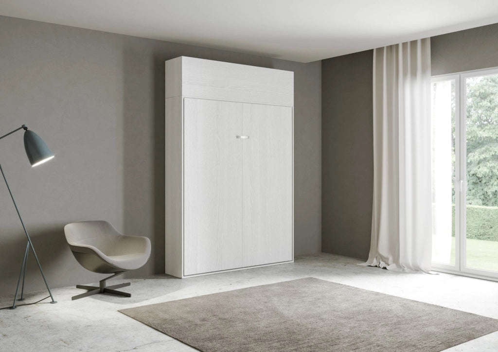 Letto Matrimoniale a Scomparsa Salvaspazio Kentaro H250 cm Bianco