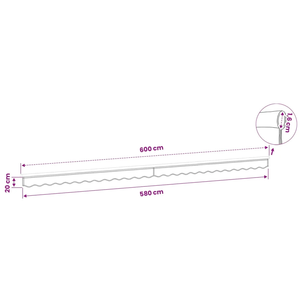Sostituzione della mantovana per tenda Grigio Chiaro Poliestere 42000777