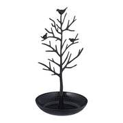 Pratico porta gioielli a forma di albero organizer 30 x 16 x 15 cm in metallo bianco 13_0012547